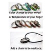 ACCHEN Mood Rings 12 Constellation Changing Color Emotion Feeling Finger