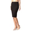 Premium Stretch Pencil Skirt for Women with Slit - Pull