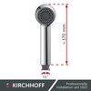 Kirchhoff KIRCHHOFF 96219510 Brausekopf K1chenarmatur f1r Wasserhahn K1che, Universal-Geschirrbrause G1/2,