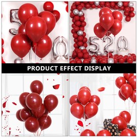 SAFIGLE 50pcs Matte Latex Balloons Gem Decorative Party Balloons for Birthdays Weddings and Festivals Unique Scene Layout Props for Stunning Celebrations