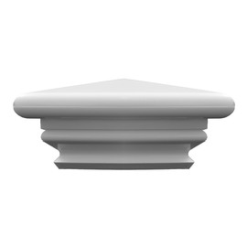 Weatherables 5x5 Post Cap – Weatherproof Premium Outdoor Vinyl Post Cover for Lasting Durability and Easy Installation on Vinyl Decks, Patios, Porches, or Mailbox Posts (Federation)