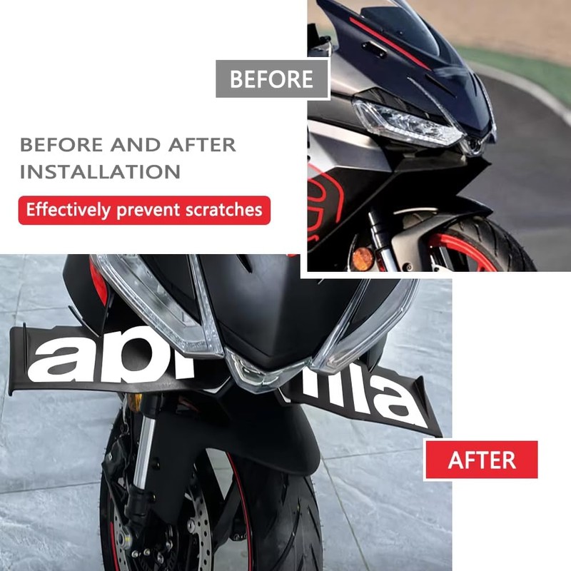 for RS457 2025 2024 Spoiler Motorcycle Accessories Side Wings Side