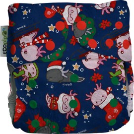 Pañal Ecopipo Navidad Unitalla Minky (sin Absorbentes)                                                                                                