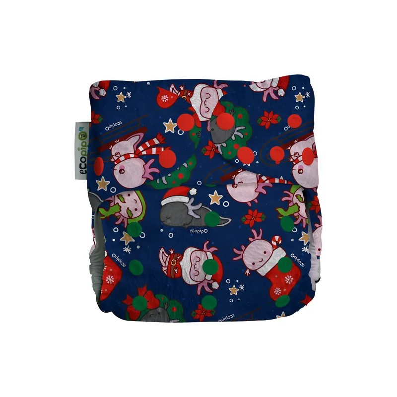 Pañal Ecopipo Navidad Unitalla Minky (sin Absorbentes)