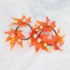 Thanksgiving Day Napkin Rings Fall Maple Leaf Napkin Holders Autumn