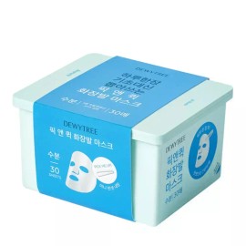Duittree 듀이트리 뽑아쓰는 픽앤퀵 마스크팩 4종 [[D04] 모이스처풀 보습영양마스크팩(30매)] Duetree Pick & Quick Mask Pack 4 Types [[D04] Moistureful Hydrating Nutrient Mask Pack (30 Sheets)]