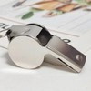 Metal Whistle 2-Pack for Self-Defense, Referee, Warning, and Sports Events Police Whistle 10ea