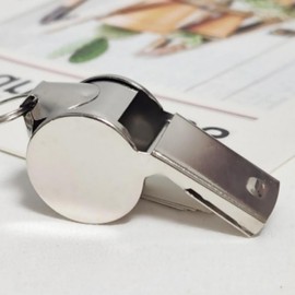 Metal Whistle 2-Pack for Self-Defense, Referee, Warning, and Sports Events Police Whistle 10ea