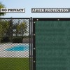 Amagenix Privacy Fence Screen 6'x90'Customsized Mesh Fencing Shade Cover with