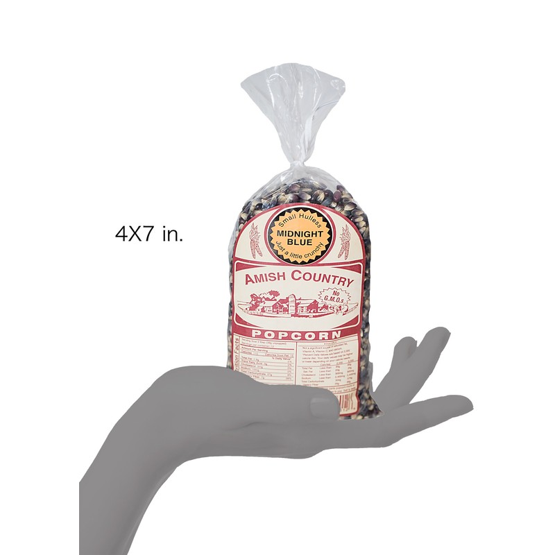 Amish Country Popcorn | 1 Lb Midnight Blue Kernels |