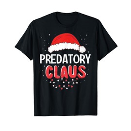 Predatory Santa Claus Christmas Matching Costume T-Shirt
