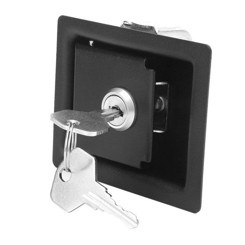 RV Door Lock with 2‑Key Universal for Motorhomes Power Distribution