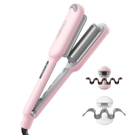 TYMO ROVY COMPACT – Rizadora Iónica de Ondas de Playa para Mujeres con Barril de Cerámica Turmalina – Rizos Suaves y Naturales – Doble Voltaje, Rápida, Fácil de Usar y Antiarañazos - 1" Pulgada