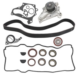 TBK138GMB Engine Timing Belt Kit with Water Pump With Air Cushion Cover Kit Compatible For 1987-2001 Toyota Camry Celica 2.0 2.2L