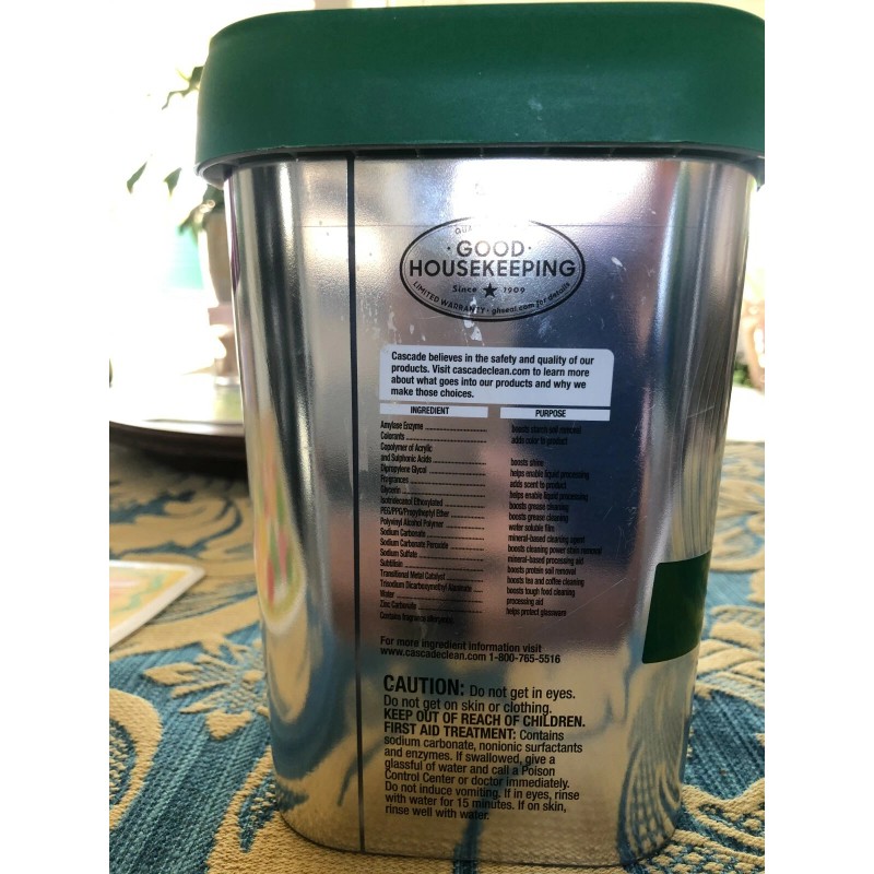 Cascade 6 Boxes -Cascade Platinum ActionPacs Dishwasher Detergent - 92