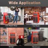 HOMGX 5-Drawer Tool Combination Cabinet, Rolling Toolbox w/Detachable Top &