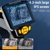 Handheld Industrial Endoscope, 4.3-inch High-Clear Screen Borescope Camera with Light,