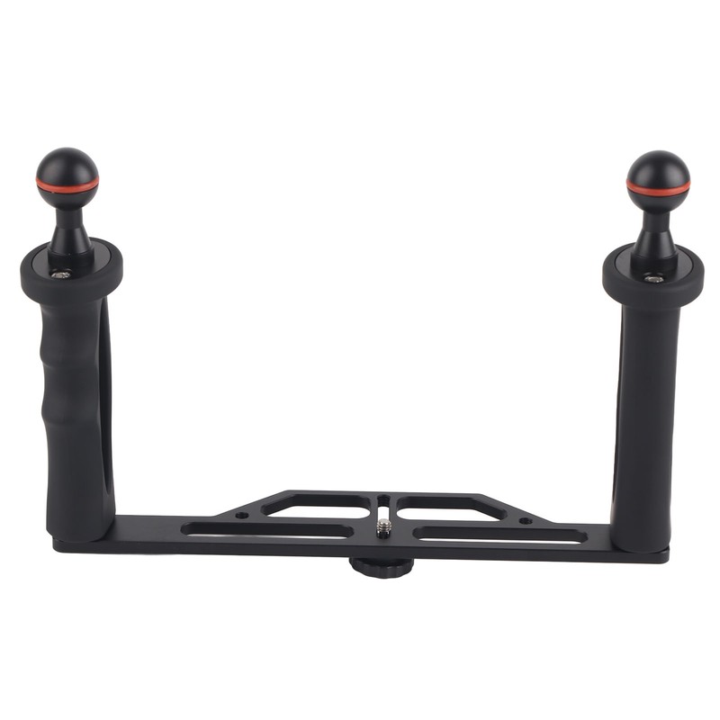 Dual Handle Aluminium Tray Stabilizer Rig Diving Underwater Camera Housings