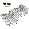 20 Pack Cable Railing Swage Threaded Stud Tension End Fitting