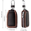 2 Piezas de Piel para Llavero de Coche, Funda Protectora