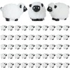 Invalidism 50 PCS Mini Resin Sheep Statue, Mini White Sheep
