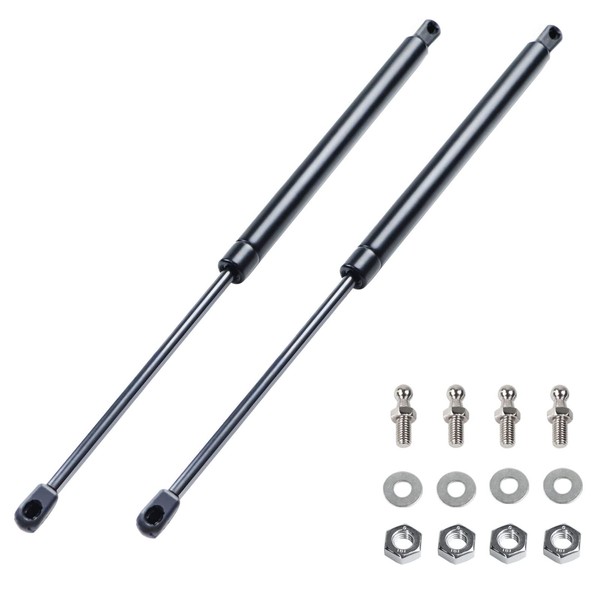 17" 28Lbs/127N Gas Spring Shocks Struts Lift Support for Hydraulics Piston Lid Stay for Camper Shell Leer are Truck Topper Rear Window Truck Cap Canopy Door