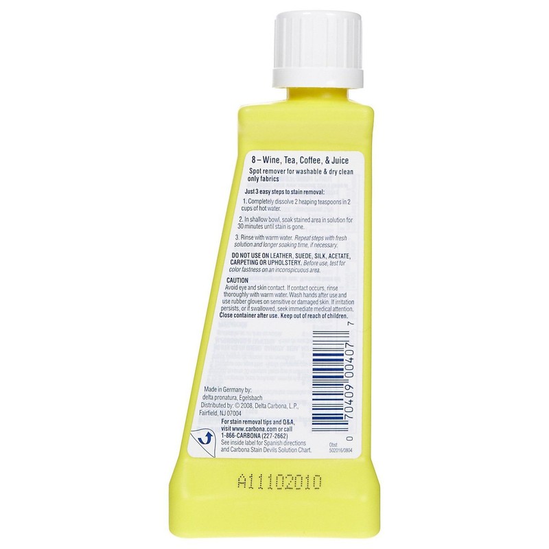 Carbona Stain Devils #8 Wine, Tea, Coffee & Juice -