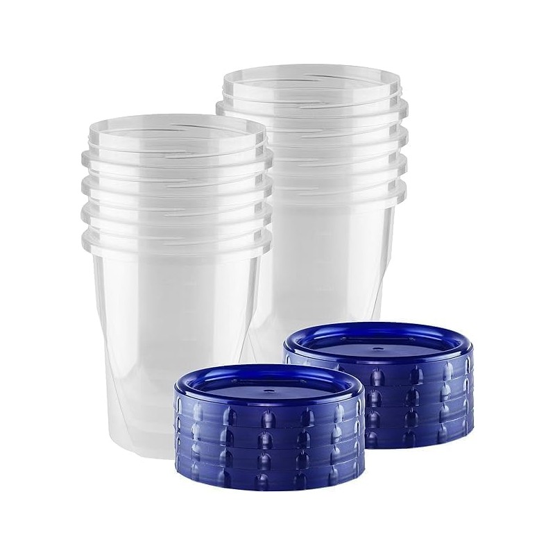 HomeyGear 32 oz - 8 Pack Twist Top Food Deli