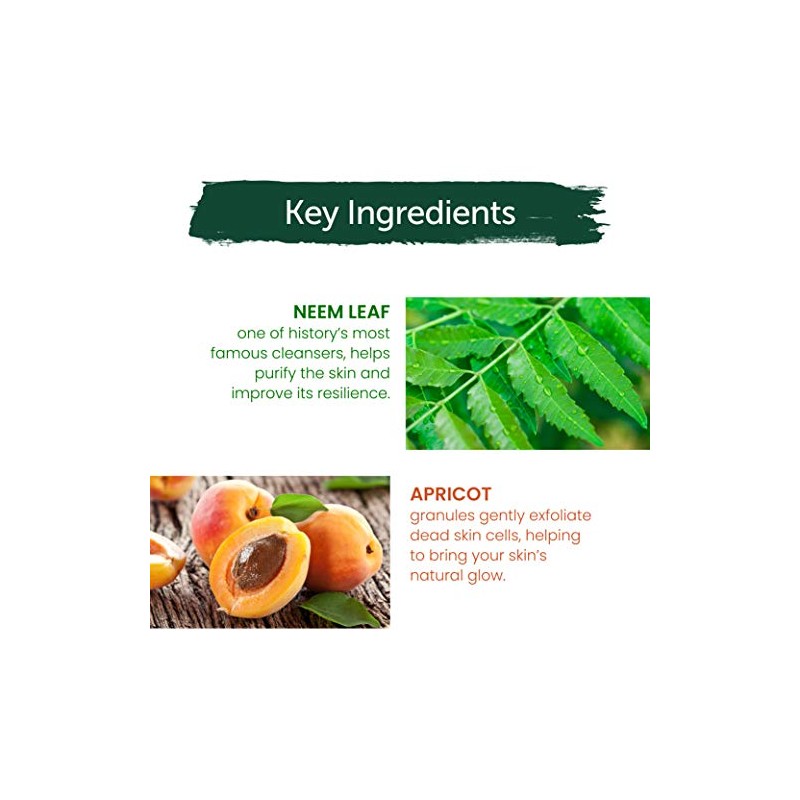 Himalaya Purifying Neem Scrub with Turmeric and Apricot for Normal
