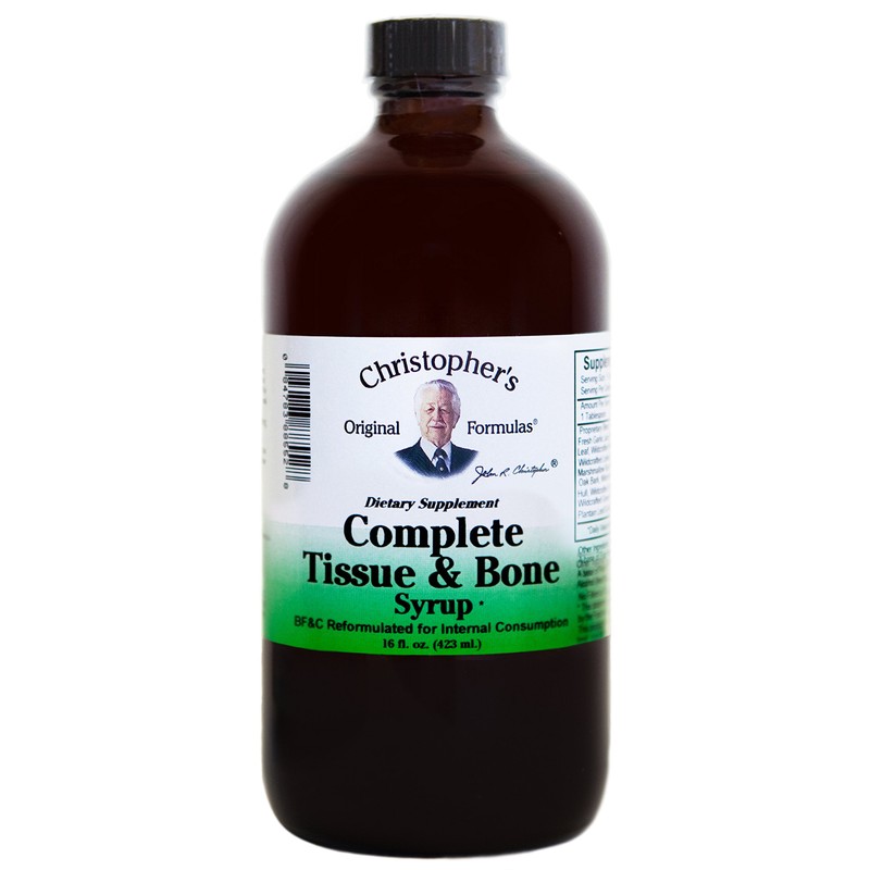 Dr Christopher's Formula Complete Tissue and Bone Syrup, 16 Ounce