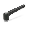 Ganter Normelemente GN 300.1-108-M16-SW 1-108-M16-SW Adjustable Clamping Lever with Stainless