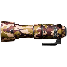 easyCover - Lens Oak - Lens protector - Protection for your camera lens - Suitable for Sigma 60-600mm F4.5-6.3 DG OS HSM | S - Brown camouflage