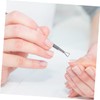 PACKOVE 6pcs Stainless Steel Nail Care Tools for Manicure Pedicure
