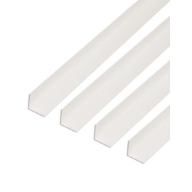 Alberts 499204 Angle Profile, Plastic, White, 1000 x 50 x 50 mm, Set of 4