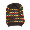RW Rasta Beanie (Brown/Rasta)