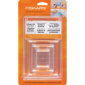 Fiskars - 106150-1001 Juego de bloques de sellos transparentes (4 piezas)