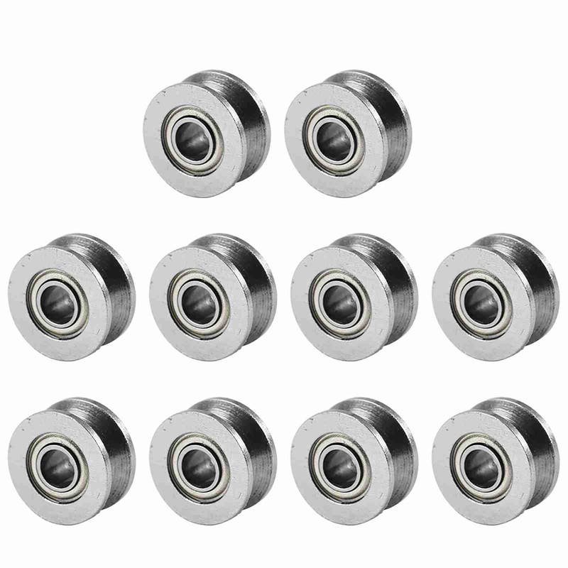V624ZZ V Deep Groove Ball Bearing Pulley 10pcs For Rail