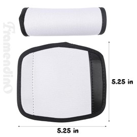 Framendino, 20 Pack Sublimation Luggage Handle Wraps Heat Transfer Neoprene for DIY Travel Suitcase Identifiers