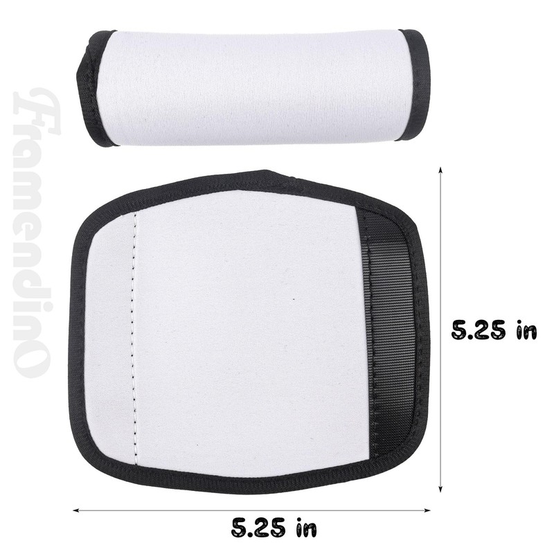 Framendino, 20 Pack Sublimation Luggage Handle Wraps Heat Transfer Neoprene