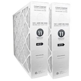 Clean Comfort AMP-M8-1056 (2 Pack) - 20" x 25" x 5" Media Air Filter, MERV 11