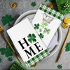 St. Patrick's Day Dish Towels, Lucky Shamrock Bottle Kitchen Towels,