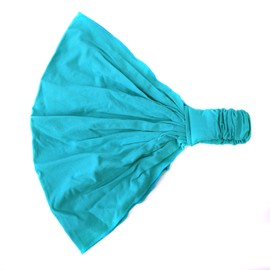CHARM KARA Viscose Bandana Hair Band Elastic Triangle Cloth for Kids (One Size Fits Most, Nursery School/Green)