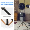 Soonpho Light Stand with 180° Reversible Leg,1/4"-3/8" Screw Adapter Aluminium