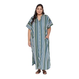 Gypsie Blu Women Summer Beach Cover Up Kaftan Maxi Dress Stylish Kimono for Ladies