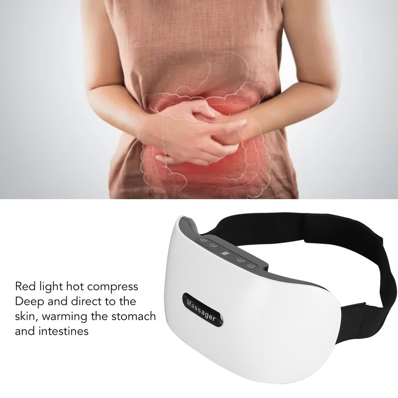 Needle Stone Heated Abdominal Massager Belt 10 Modes 3 Strengths