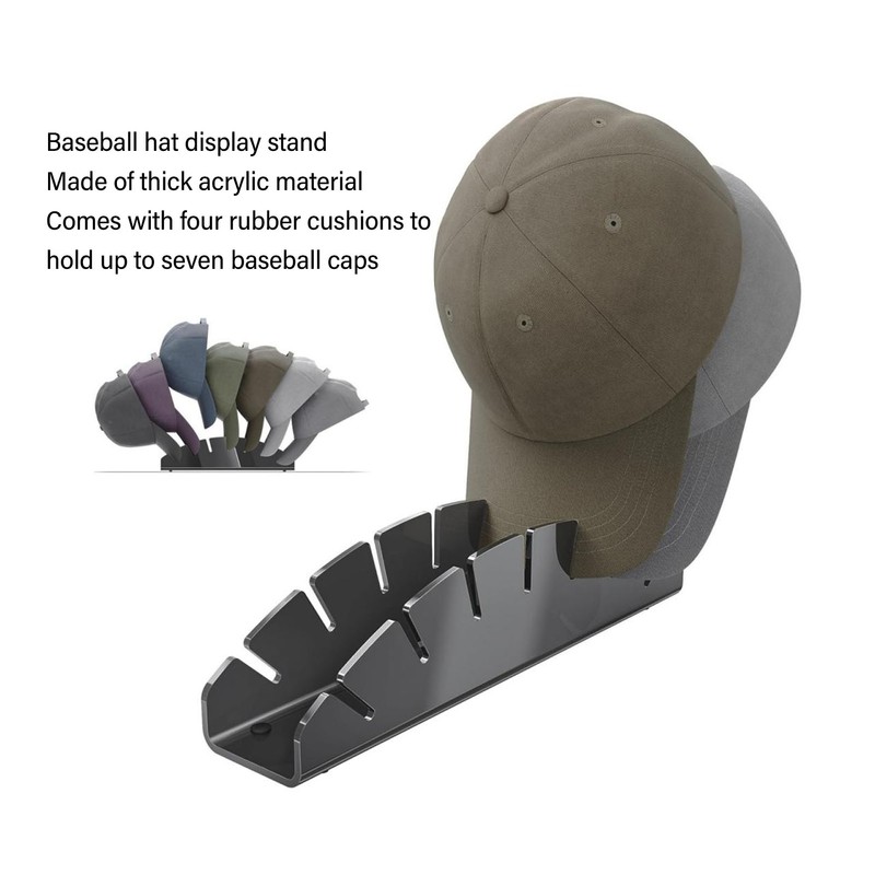 Hat Stand for Baseball Caps Display and Organizer Fan Shaped