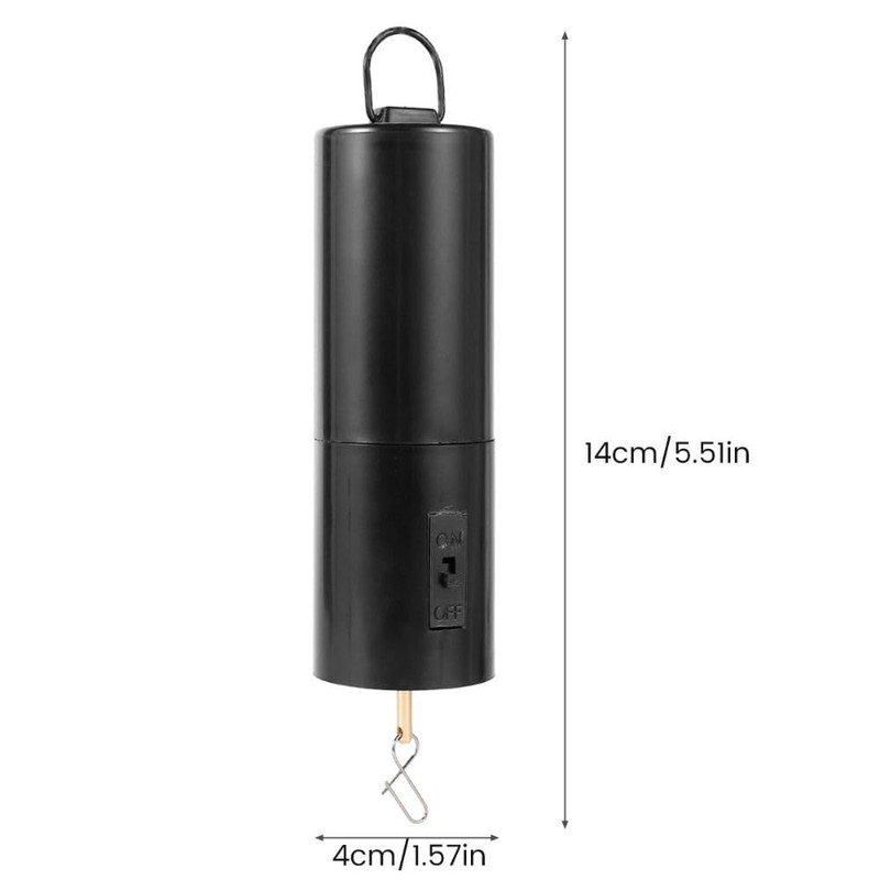 Hanging Black Rotating Motor for Wind Spinner and Wind Chimes,Battery