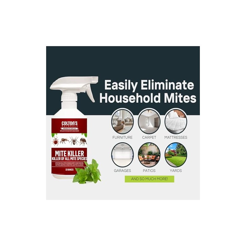 Mite Killer Spray – Kills Dust, Bird, Carpet & Household