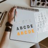 20pcs 4x7in (18x10cm) Letter Number Stencils, Alphabet Journal Stencils, Reusable