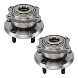 KAX 513225 Pair Front Wheel Hub Bearing Compatible with 2005-2010 Chrysler 300 3.5L AWD,5 Lug